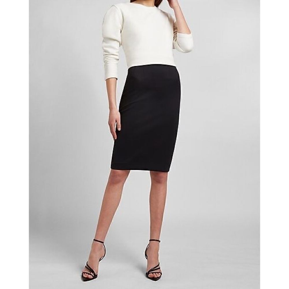 ‎Express brick red maroon pencil skirt, S NWT - Picture 7 of 8